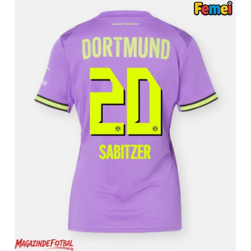 Borussia Dortmund Marcel Sabitzer #20 Tricou Fotbal Replică 2026-27 Femei Treilea Borussia Dortmund Marcel Sabitzer #20 Tricou Fotbal Replică 2026-27 Femei Treilea